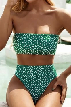 Miss Norst Small Floral Strapless Bikini