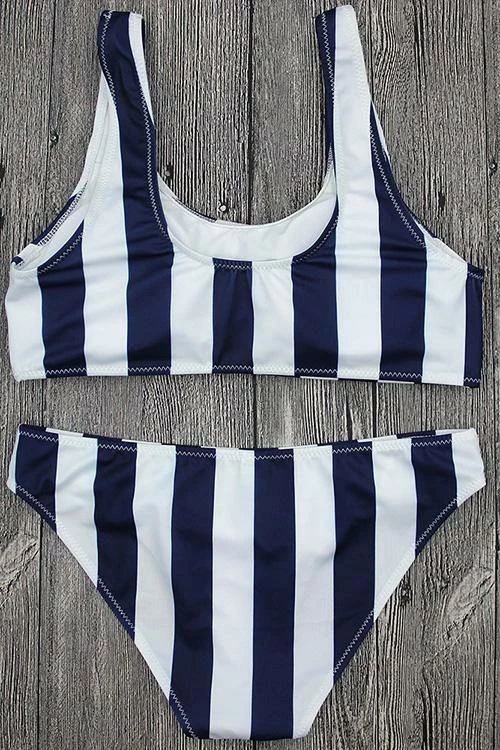 Miss Norst Striped Print Bikini - Image 5