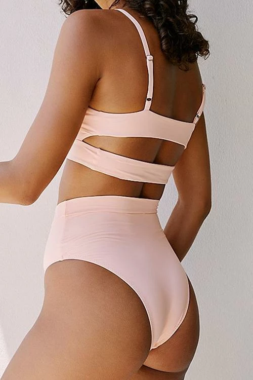 FloruitShow Hollow High Waist Bikini - Image 7