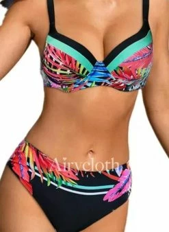 MySwimsuit Backless Floral Bikini Set