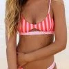 Miss Norst Striped Polka Dot Cutout String Bikini