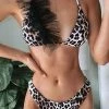 Miss Norst Leopard Lace Stitching Bikini