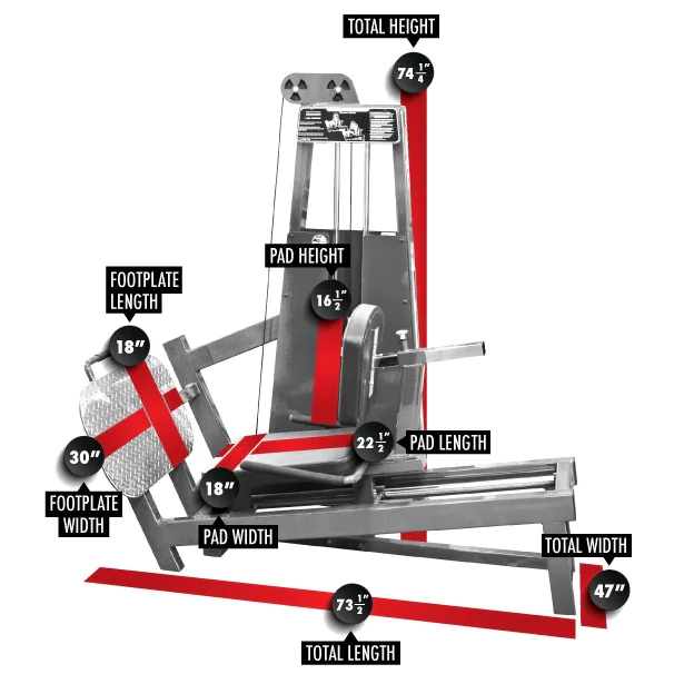 Seated Leg Press Machine -- Legend Fitness (931) - Image 2