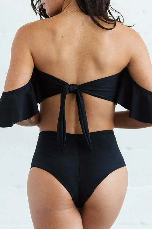 Miss Norst One Shoulder Strap Ruffle Bikini - Image 4