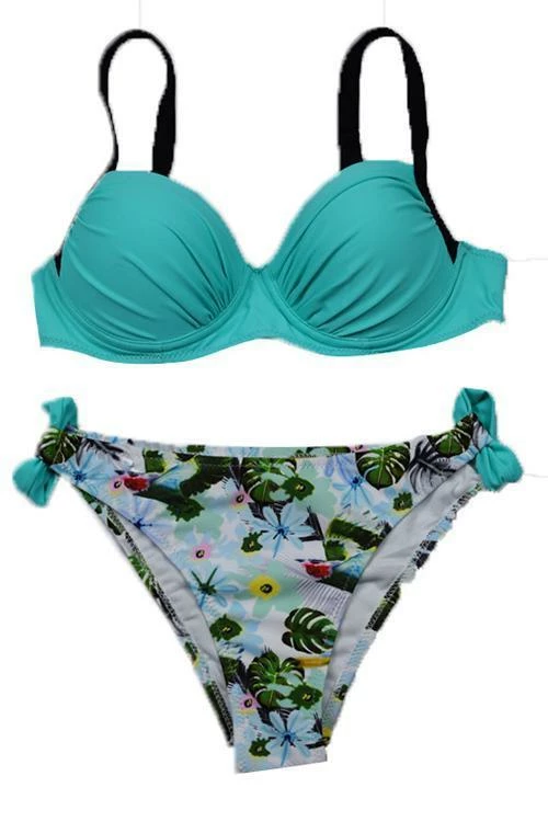 Miss Norst Sexy Gathered Print Bikini - Image 5