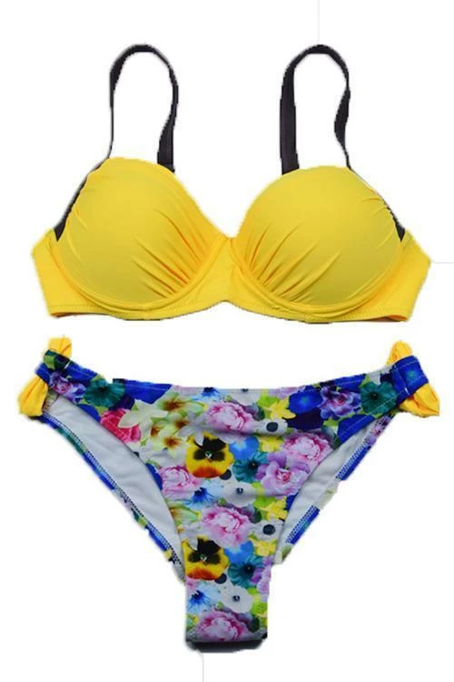 Miss Norst Sexy Gathered Print Bikini - Image 6