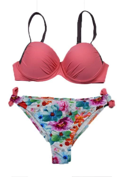 Miss Norst Sexy Gathered Print Bikini - Image 7