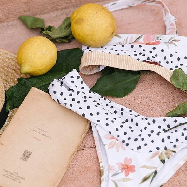 Miss Norst Polka Dot Stitching Sweet Bikini - Image 10