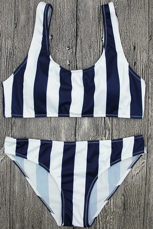 Miss Norst Striped Print Bikini - Image 4