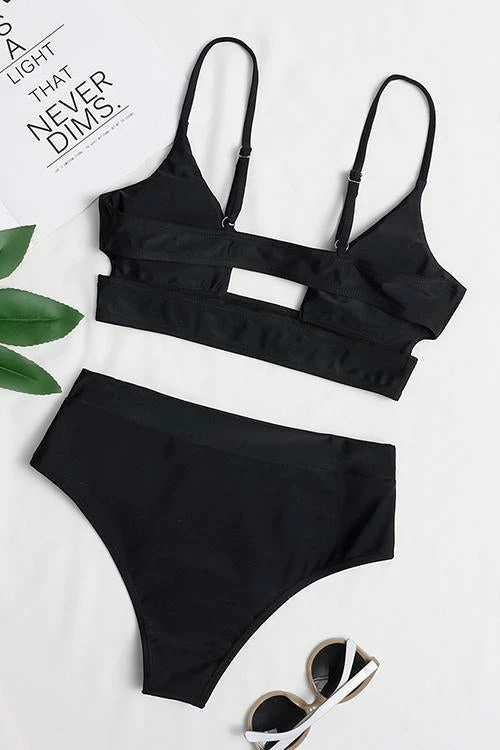 FloruitShow Hollow High Waist Bikini - Image 21
