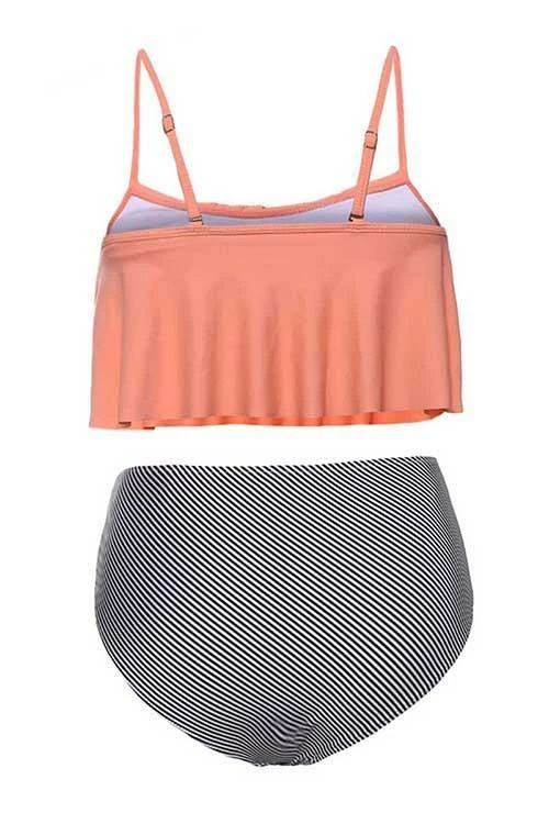 Miss Norst Striped High Waist Sling Bikini - Image 7