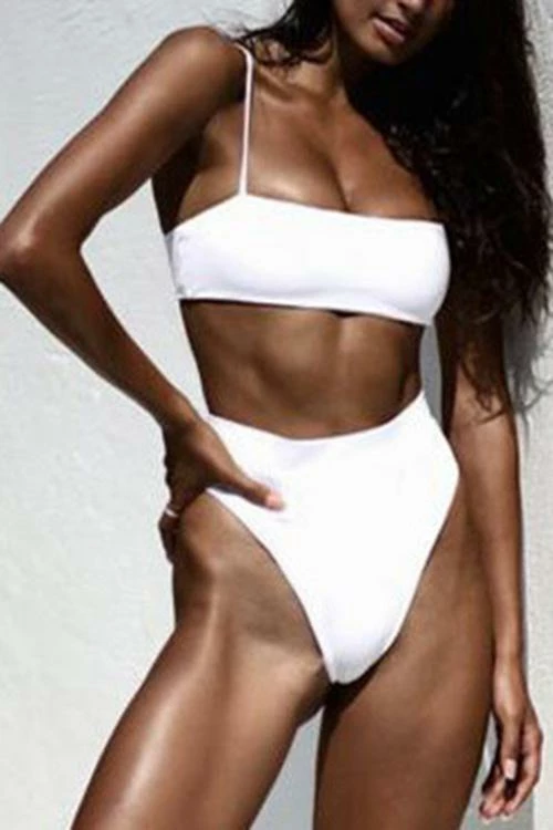 Miss Norst Solid Color High Waist Bikini - Image 4