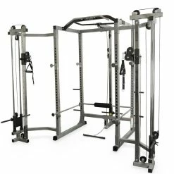 Valor Fitness BD-11BCCL, Power Rack With Lat Pull & Cable Crossover Attachments