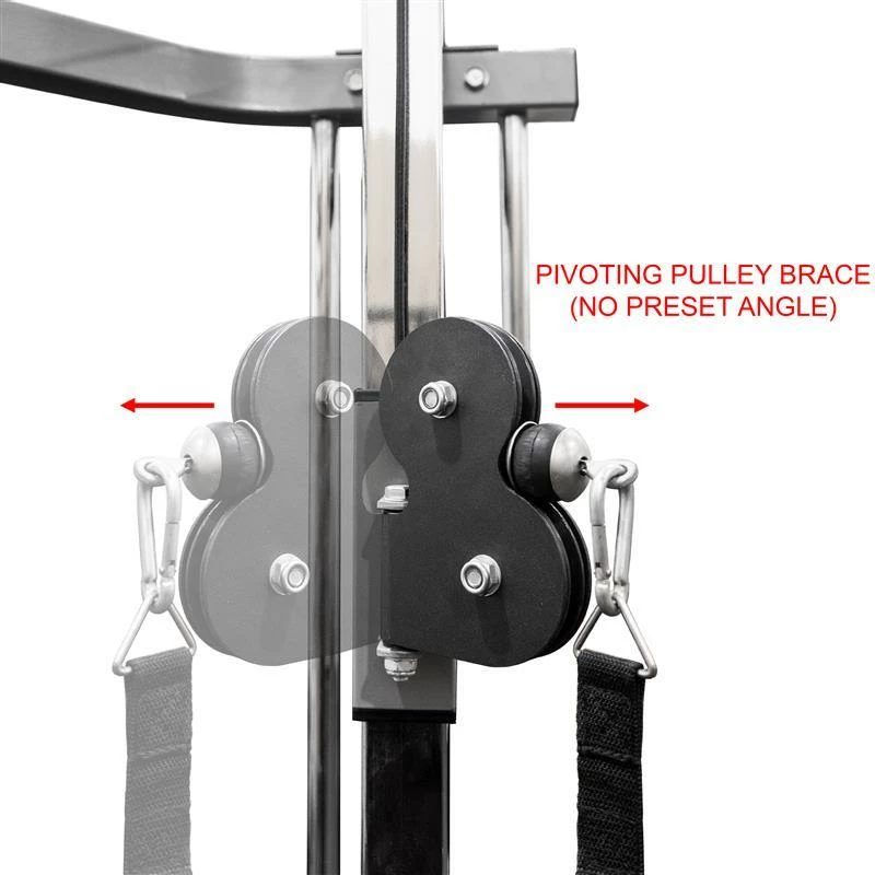 Valor Fitness BD-11BCCL, Power Rack With Lat Pull & Cable Crossover Attachments - Image 3