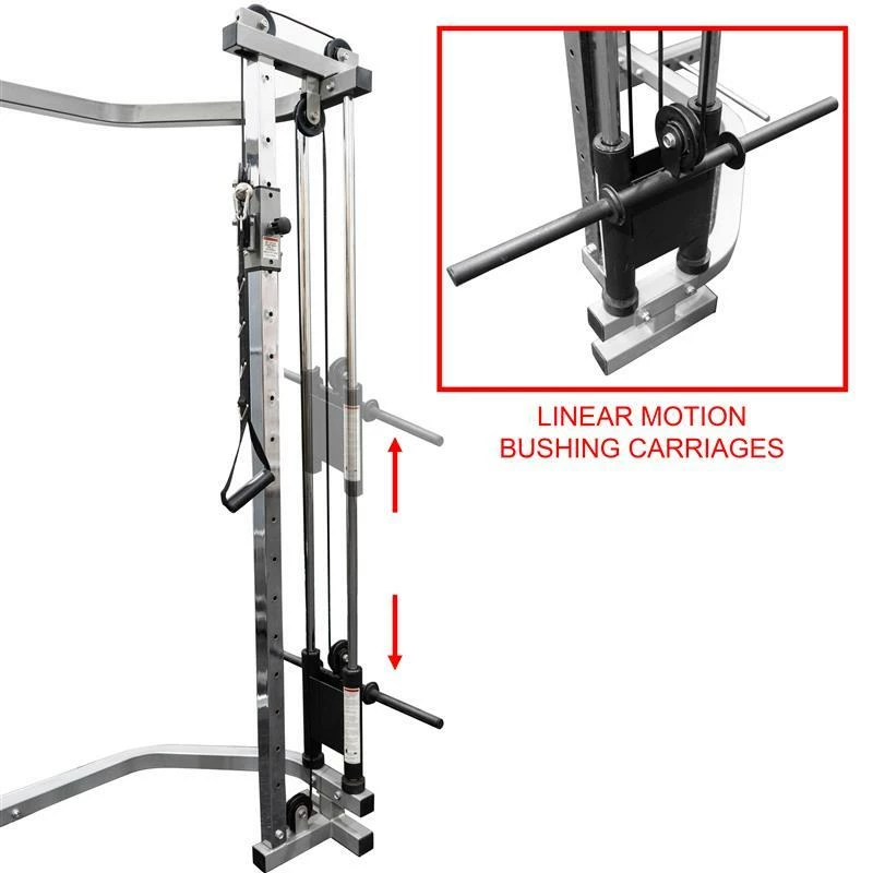 Valor Fitness BD-11BCCL, Power Rack With Lat Pull & Cable Crossover Attachments - Image 5