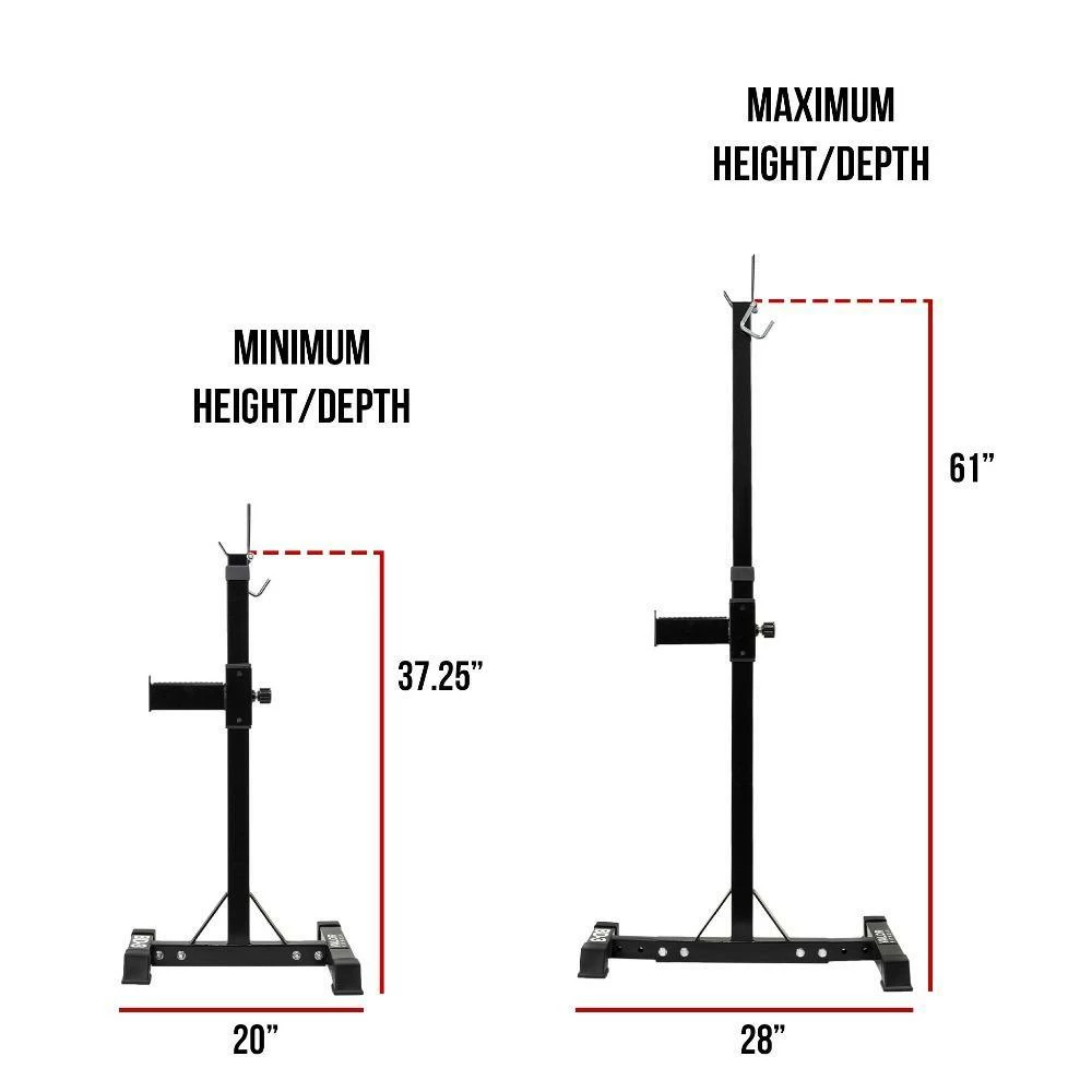Valor Fitness BD-3, Squat Stands - Image 6
