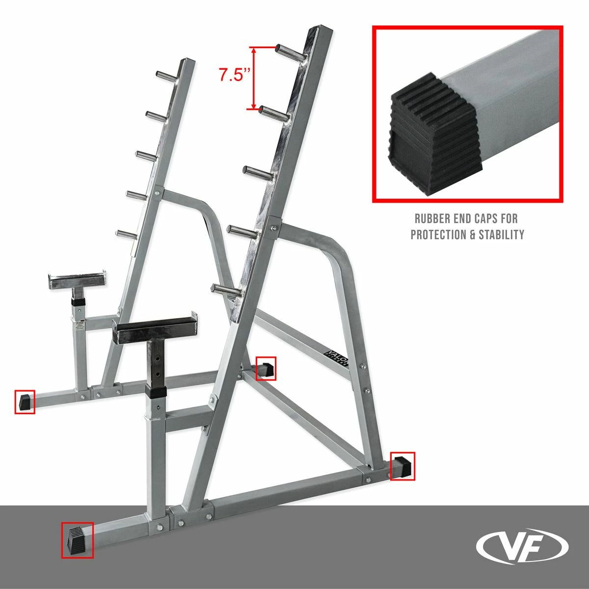 Valor Fitness BD-4, Squat/Bench Press Rack - Image 9