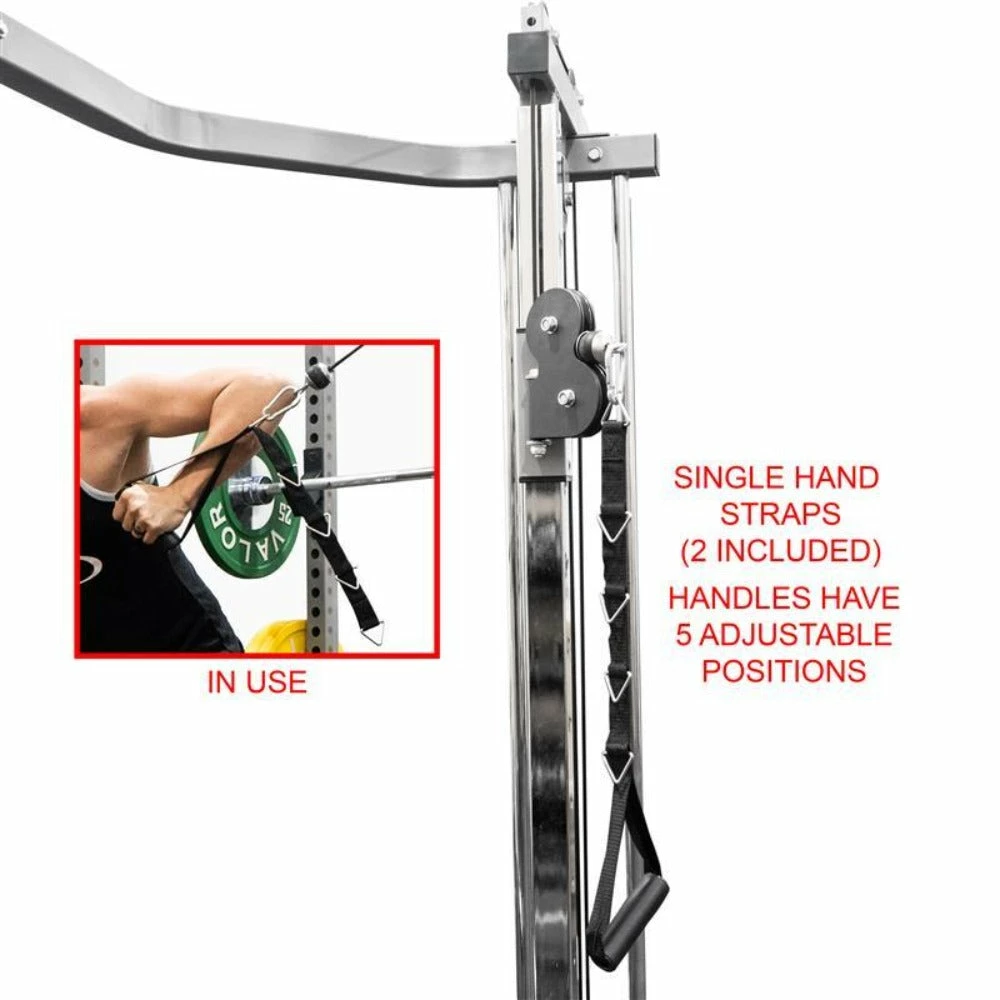 Valor Fitness BD-41BCCL, Power Rack W/ Lat Pull & Cable Crossover Attachments - Image 4