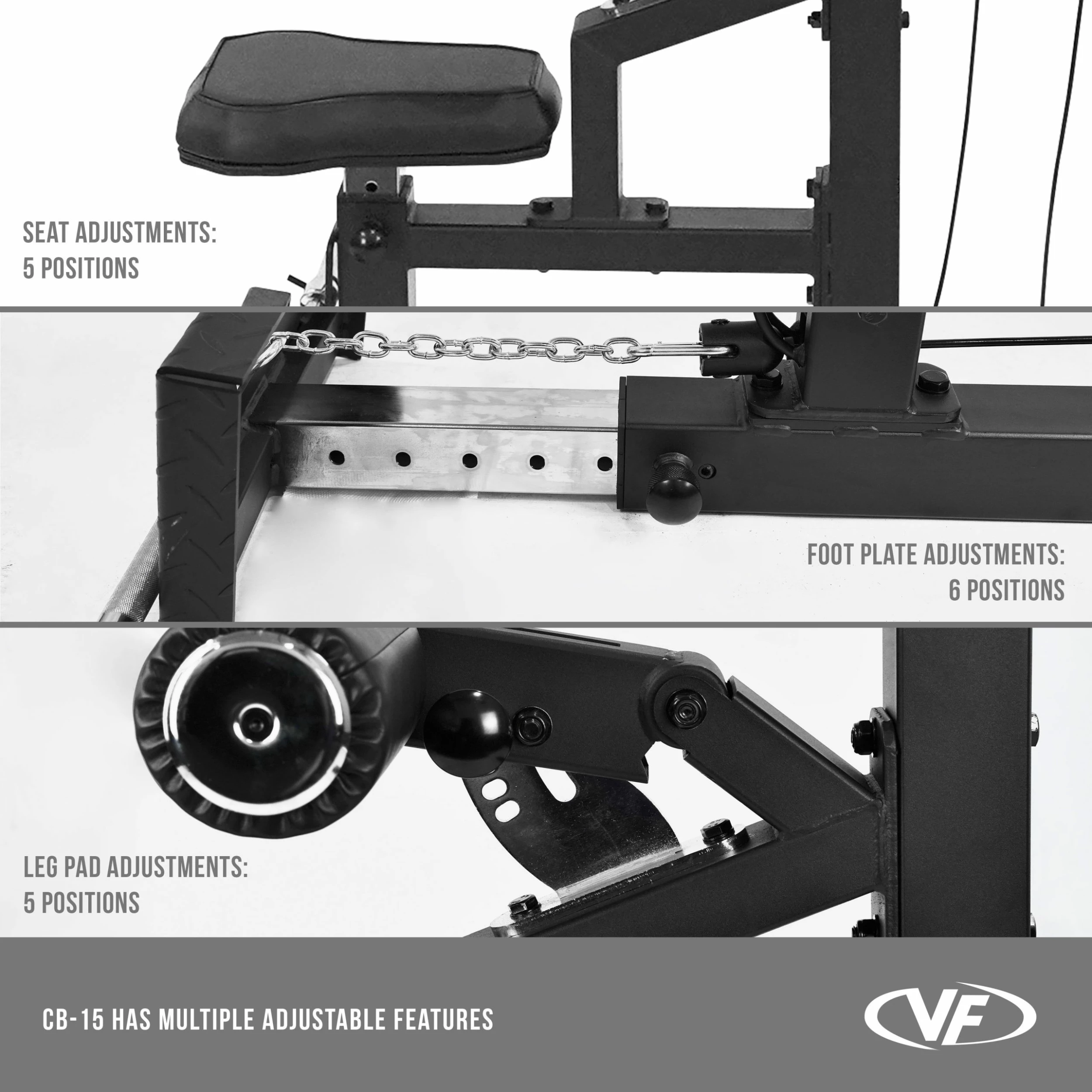 Valor Fitness CB-15, Lat Pull Down / Row Machine - Image 3