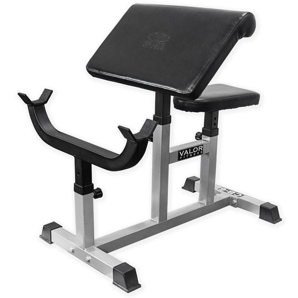Valor Fitness CB-6, Adjustable Arm Curl Bench 1 Valor Fitness CB-6, Adjustable Arm Curl Bench