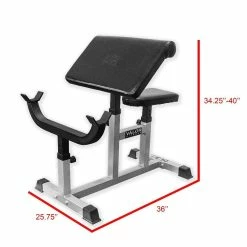 Valor Fitness CB-6, Adjustable Arm Curl Bench 19 Valor Fitness CB-6, Adjustable Arm Curl Bench -SportsArt Shop cb 6 adjustable arm curl bench 10