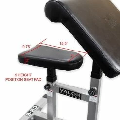 Valor Fitness CB-6, Adjustable Arm Curl Bench 17 Valor Fitness CB-6, Adjustable Arm Curl Bench -SportsArt Shop cb 6 adjustable arm curl bench 8
