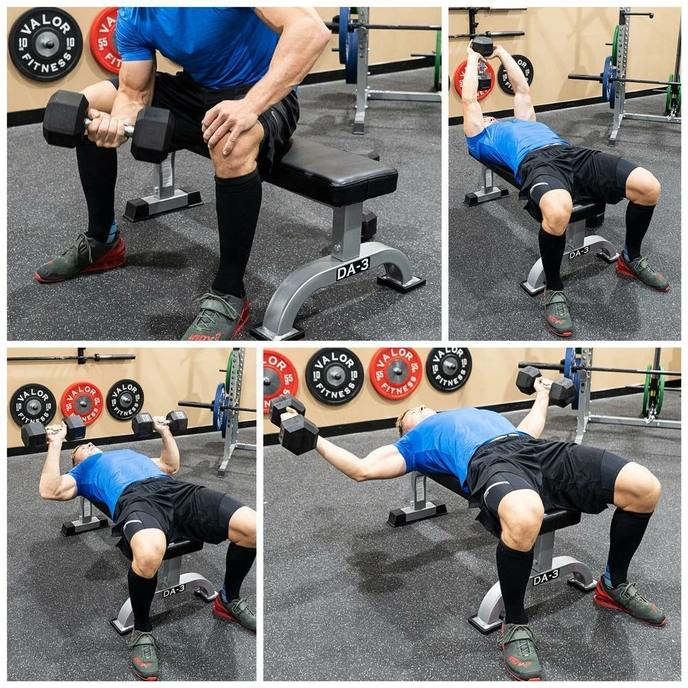 Valor Fitness DA-3, Flat Bench - Image 3