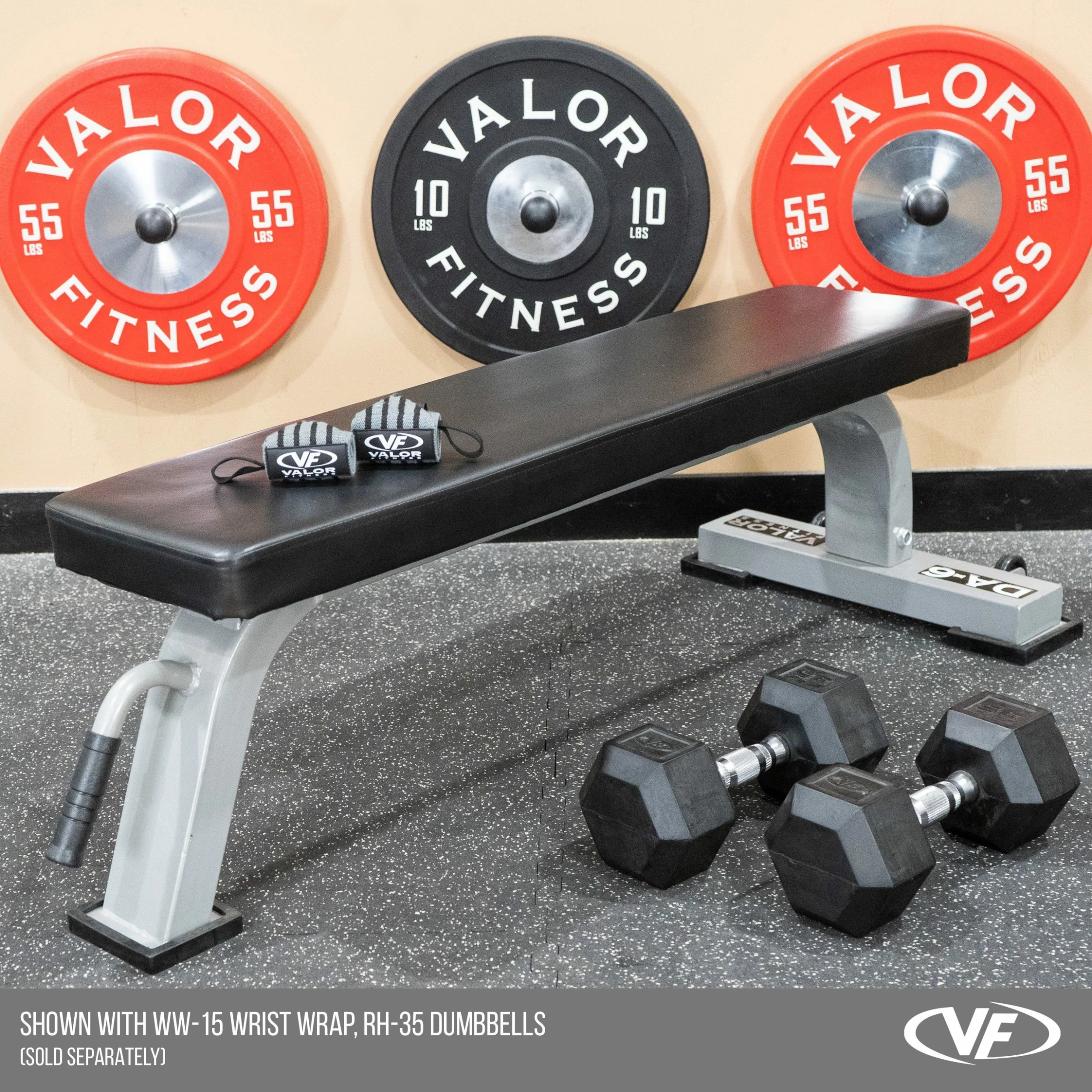 Valor Fitness DA-6, Flat Bench - Image 3