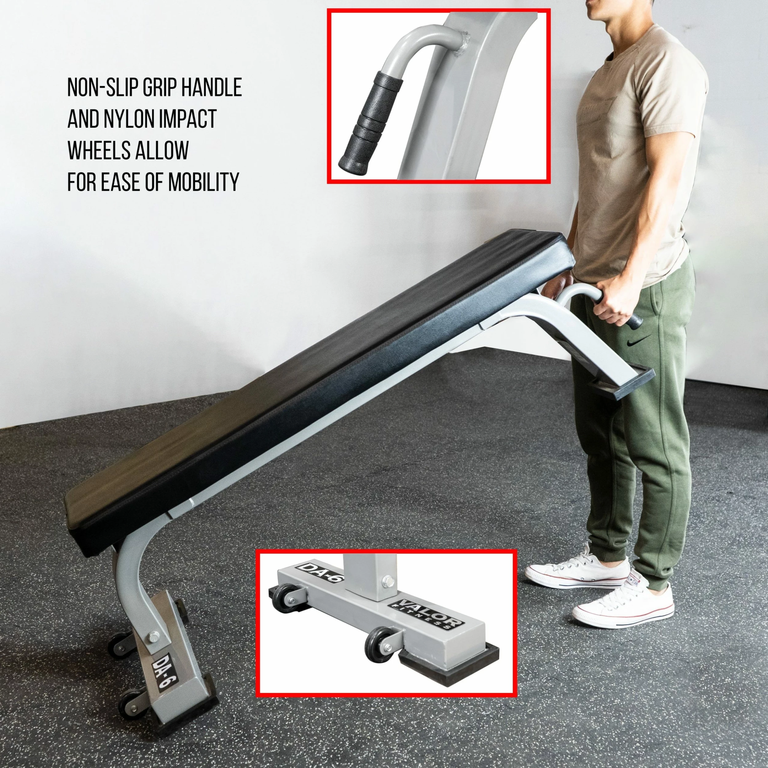 Valor Fitness DA-6, Flat Bench - Image 4