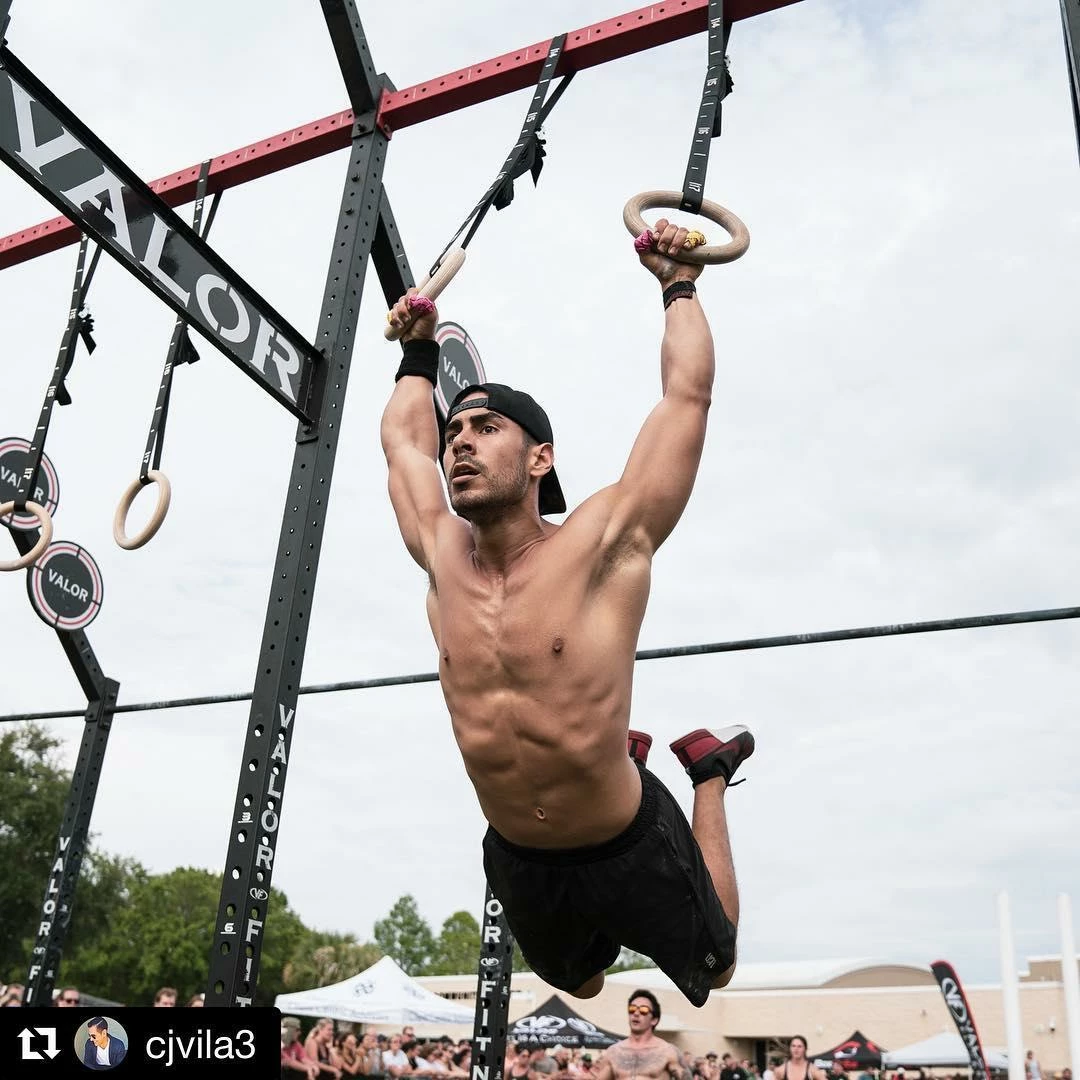 Valor Fitness GRW-1, Wooden Gymnastic Rings - Image 3