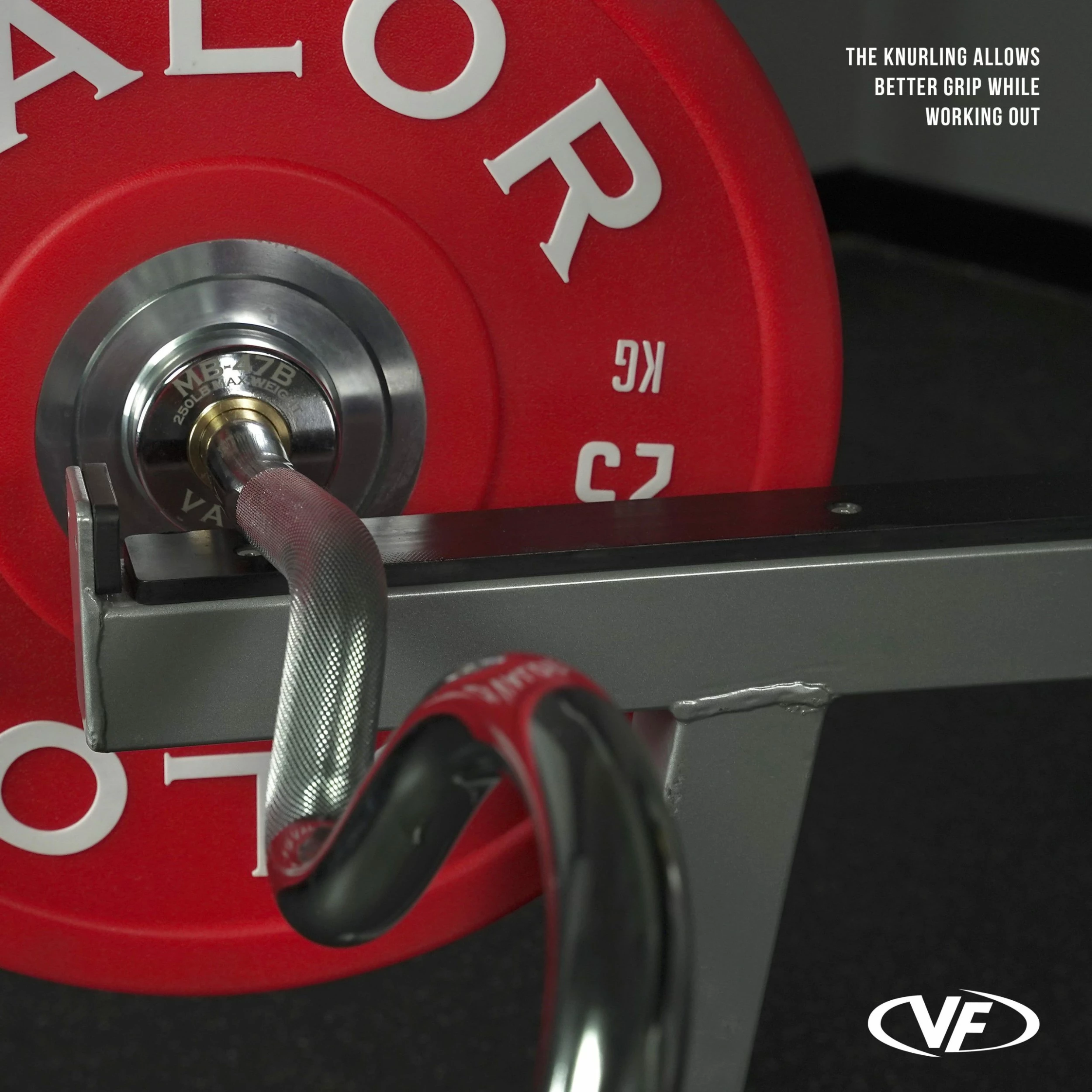 Valor Fitness MB-47B, EZ Curl/Tricep Bar - Image 3