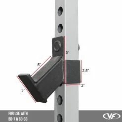 Valor Fitness MB-E, Short Barbell Holder Set For BD-7 & BD-33 Power Racks 5 Valor Fitness MB-E, Short Barbell Holder Set For BD-7 & BD-33 Power Racks -SportsArt Shop mb e short barbell holder set for bd 7 and bd 33 power racks 3 scaled