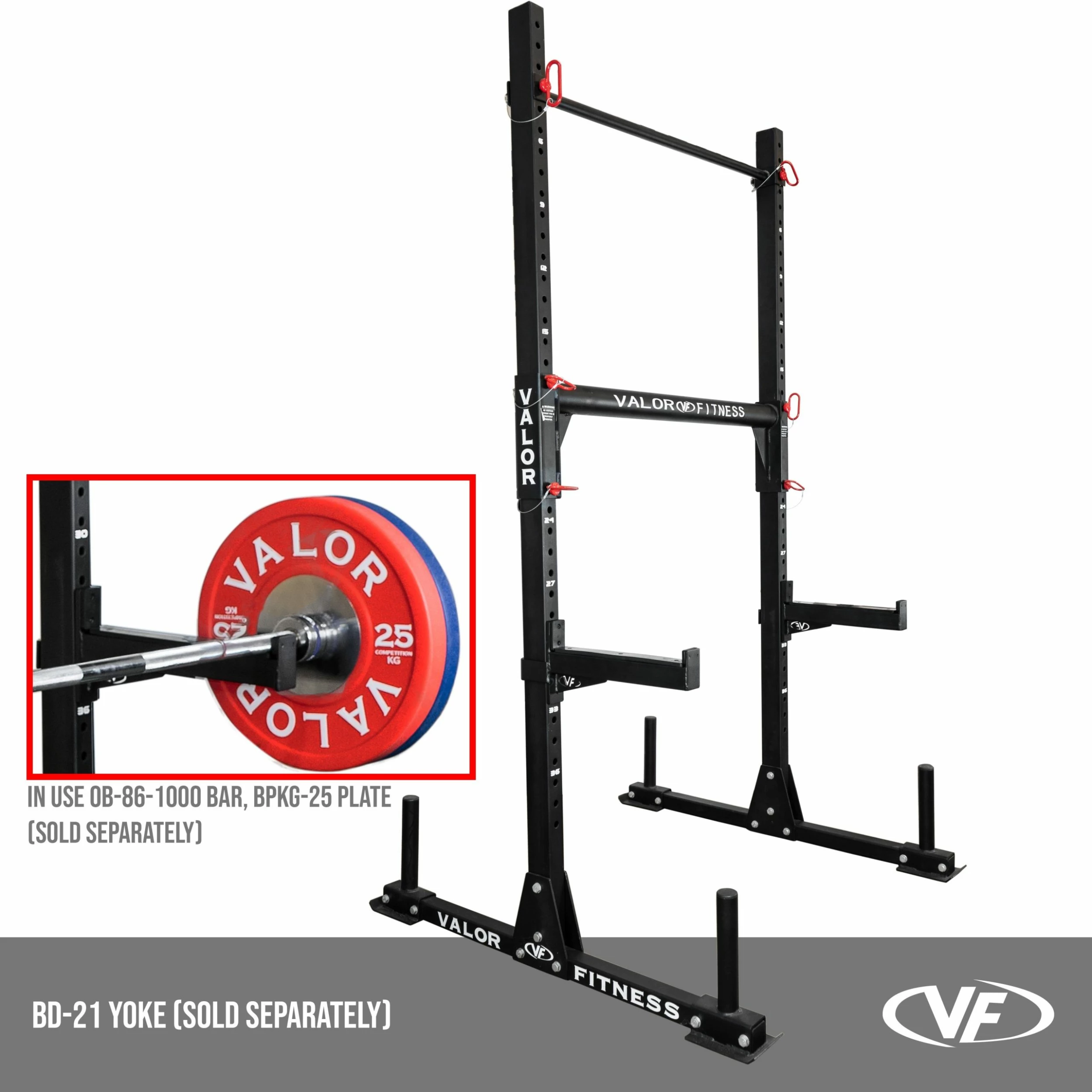 Valor Fitness MB-Y, Safety Catch Set For BD-21 Yoke - Image 2