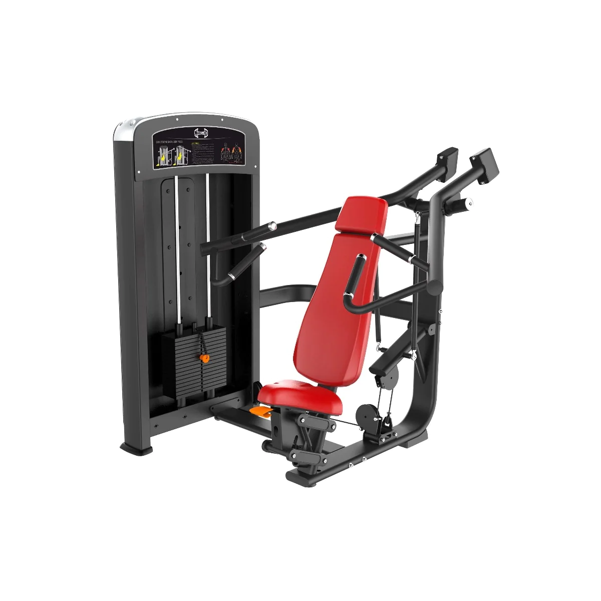 Elite Selectorized Shoulder Press Machine | Muscle D Fitness (MDE-04)