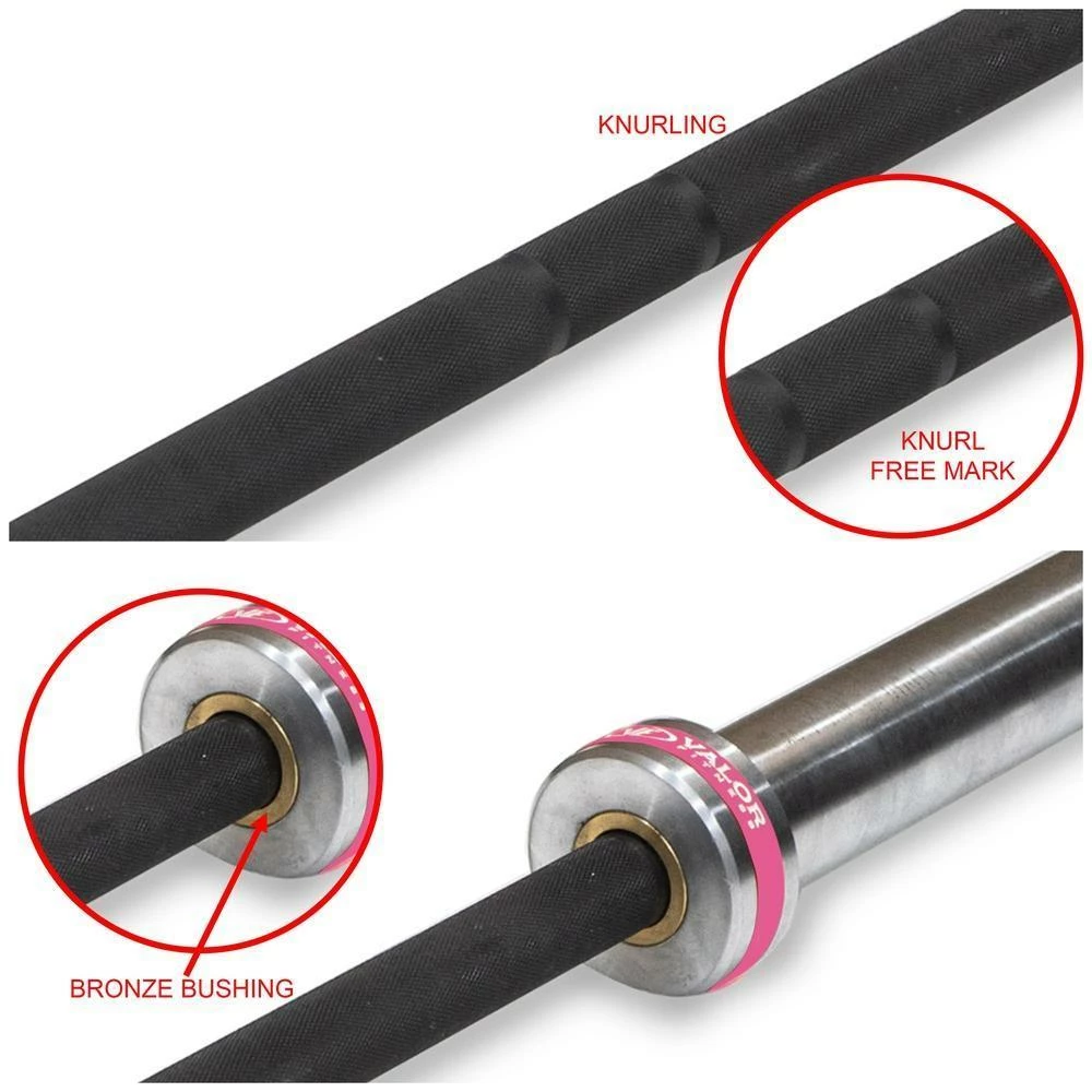 Valor Fitness OB-80W-NB, Women’s Needle Bearing Barbell - Image 4