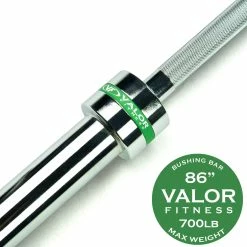 Valor Fitness OB-86-700SB Men’s Chrome Olympic Bar