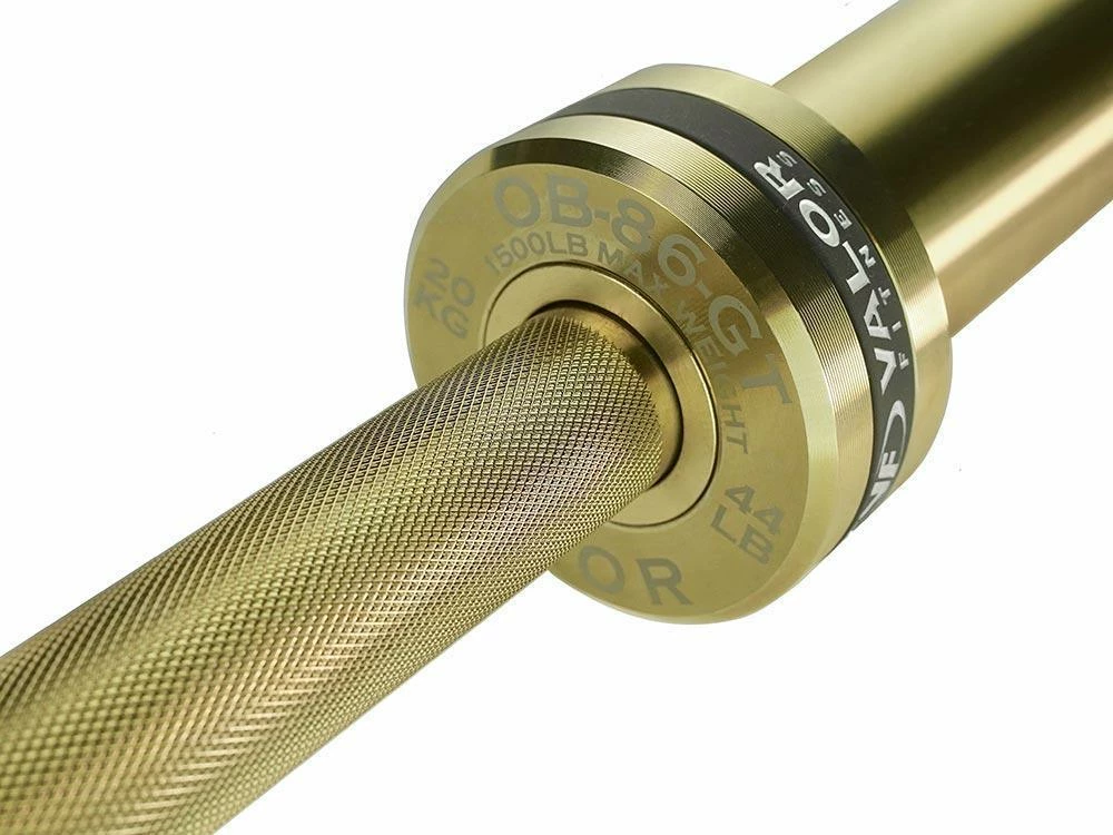 Valor Fitness OB-86-GT, Men's Gold Titanium Needle Bearing Barbell - Image 4