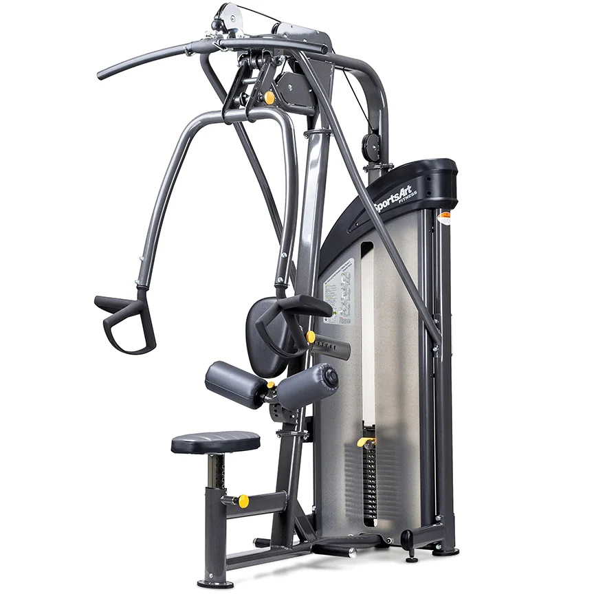 Selectorized Lat Pull Down / Mid Row Machine -- SportsArt (DF203)