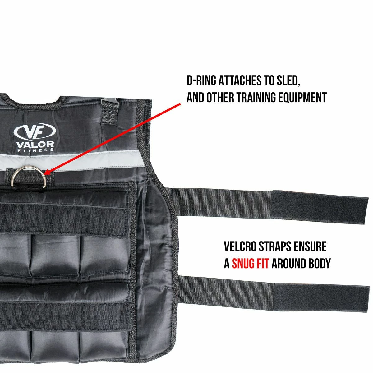 Valor Fitness WV-30, 30lb Weight Vest - Image 5