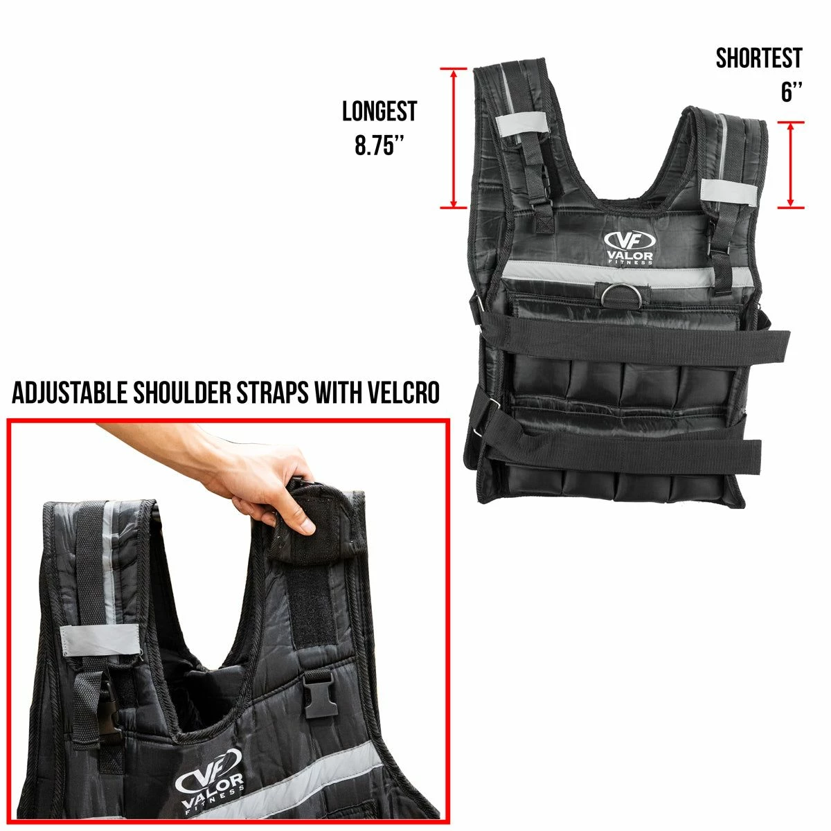 Valor Fitness WV-30, 30lb Weight Vest - Image 6
